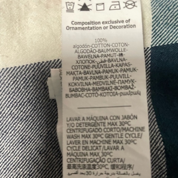 Springfield Men’s flannel cotton plaid button down shirt in green. Size Medium - Picture 8 of 8